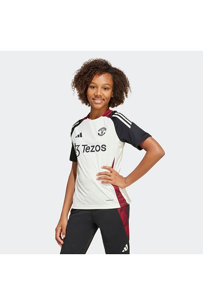 adidas Manchester United 24-25 Tiro Kids White Football Top