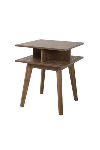 Danube Home Hansel End Table L50xW50xH60cm - Brown
