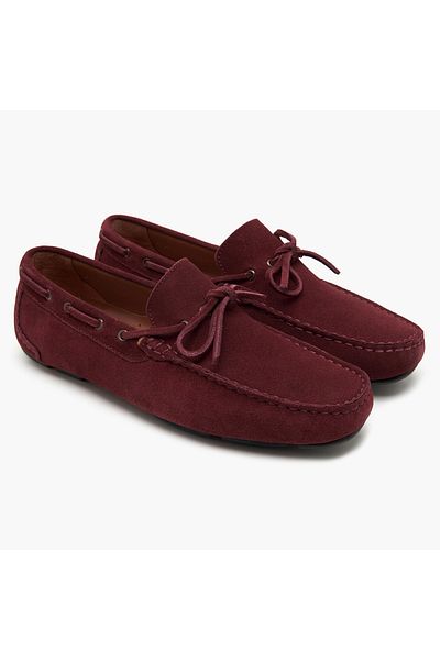 Desa Loafer din piele intoarsa pentru barbati Connor Burgundy