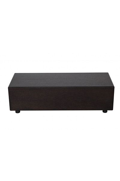 Danube Home Paddington Mid Unit Table with Storage  L40xW100xH27cm - Black