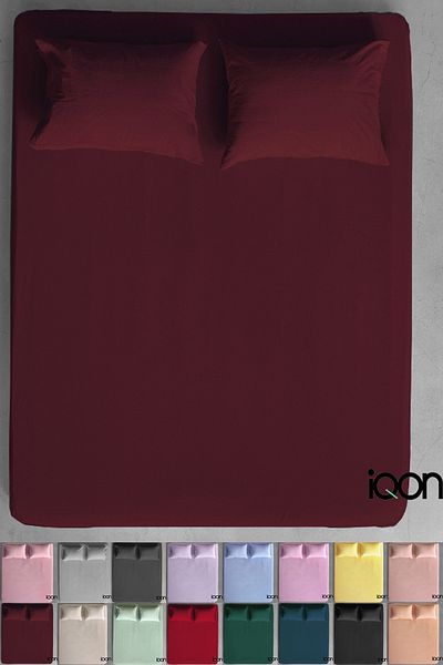 İQON Ranforce Woven Fitted Sheet Set Single - 21 Colors
