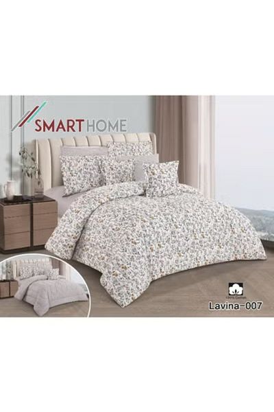 smart home Double-sided comforter set, 5-piece bed sheet, 5-piece comforter, 100% cotton, 180X230cm bed sheet