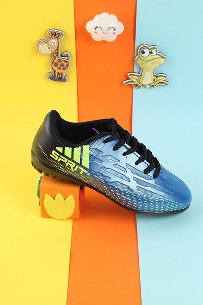 Moda Lime Covor de iarbă profesională, talpă din cauciuc, pantofi de fotbal unisex, pantofi de fotbal, pantofi de fotbal