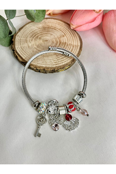 Elifsu Jewelry Çelik Charm Bileklikler