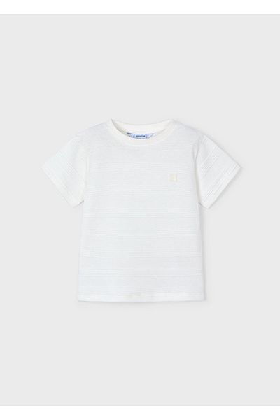 MAYORAL 04-10 Years Old Boy White Knitted T-Shirt - White