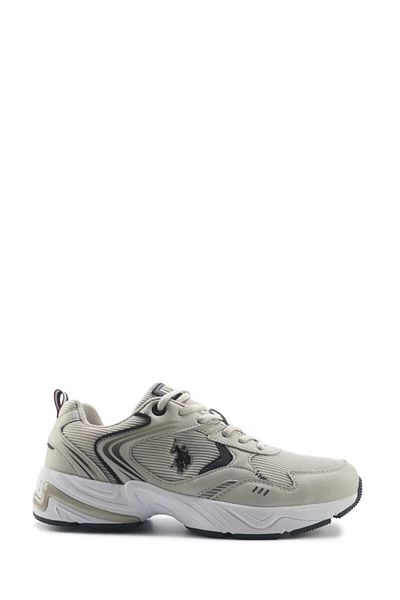 U.S. Polo Assn. Ανδρικά αθλητικά παπούτσια ARDEN 5FX Λευκό-Μπεζ