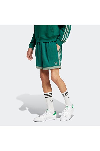 adidas Originals Mock Eyelet Yeşil Erkek Şort