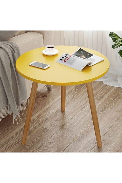 Danube Home Armando Coffee Table  L49xW49xH49cm - Yellow