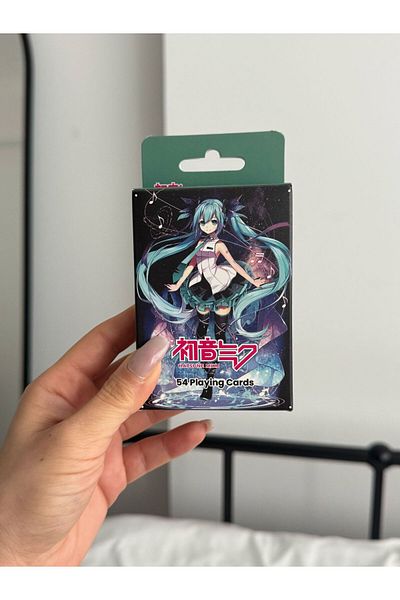 Planet Butik Anime Hatsune Miku Playing Poker Card