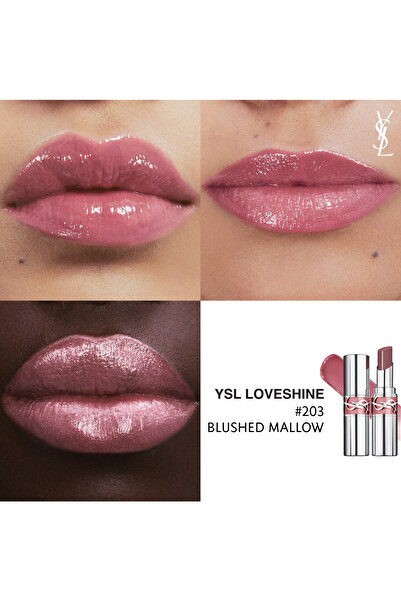 Yves Saint Laurent Loveshine Yoğun Parlaklık Veren Bakım Içerikli Ruj 203 Blushed Mallow 3614274132717