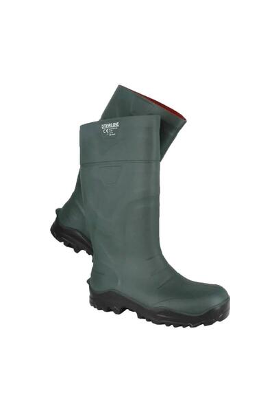 Starline STL-9910 S5 SRC PU Antistatik Haki Çizme Çelik Burun Çelik Ara Taban