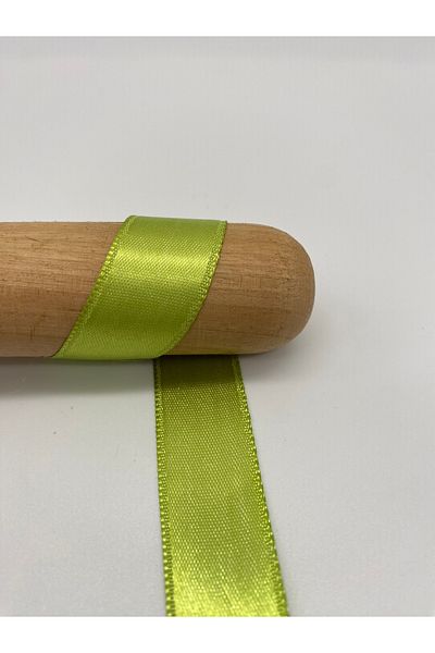 Ak Tuhafiye Pistaciu deschis și satin verde, 10 metri panglică de 2 cm, pachet/decor/decor-flori