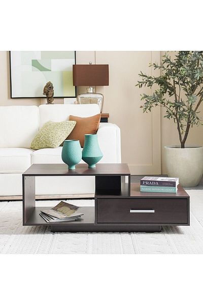 Danube Home Xavier Coffee Table  L60xW120xH45cm - Tobacco