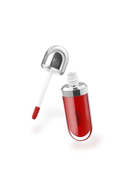 Kiko Dudak Parlatıcısı - 3D Hydra Lip Gloss - 13 Fire Red - Besleyici ve Neml...
