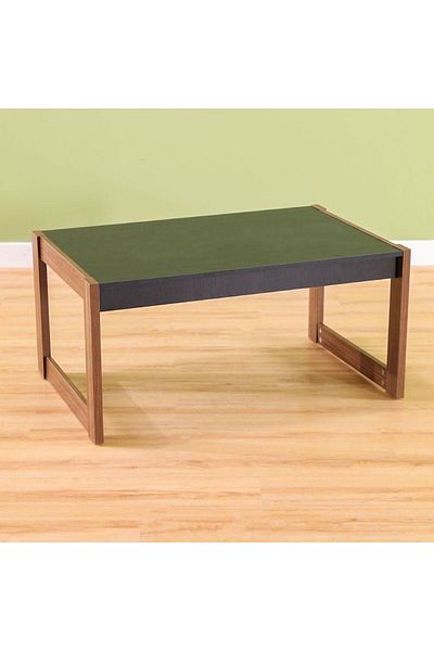 Danube Home Tarsus Coffee Table  L95xW60xH45cm - Black / Walnut