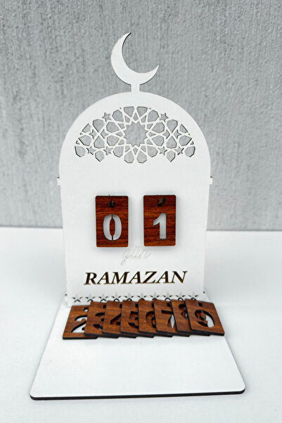 lina hobby Ahşap Dekoratif Ramazan Takvim İmsakiye
