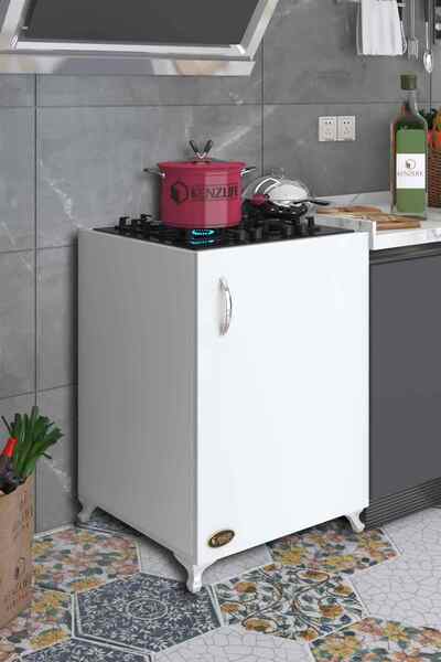 Kenzlife Ocak Dolabı Hoşseda Byz 85*60*56 Hazır Mutfak Klasik Set Üstü Ocak Için