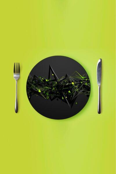 Saban 27 см Цифрова модель скляна тарілка для сервірування American Service S...