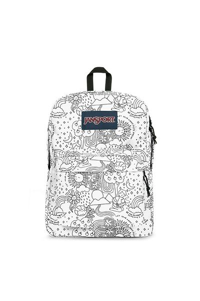 Jansport Biely ruksak Jansport SuperBreak One DIY Color Me