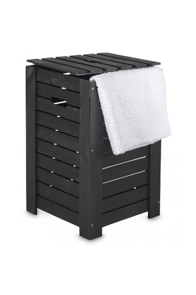 HOMS Cos pentru rufe din lemn, Wash,55 cm