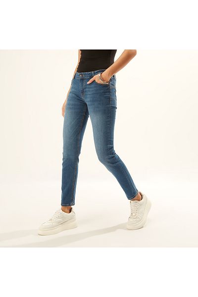 Lee Cooper Plain Jeans With Pocket Detail And Belt Loops