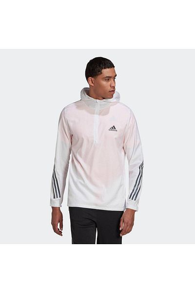 adidas Ανδρικό λευκό ανεμοθραύστη Run Icons (HN2877)
