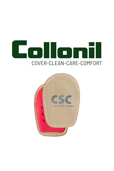 Collonil وسادة كعب القدم مصنوعة من الجلد ورغوة اللاتكس لتوفير أقصى قدر من الر...