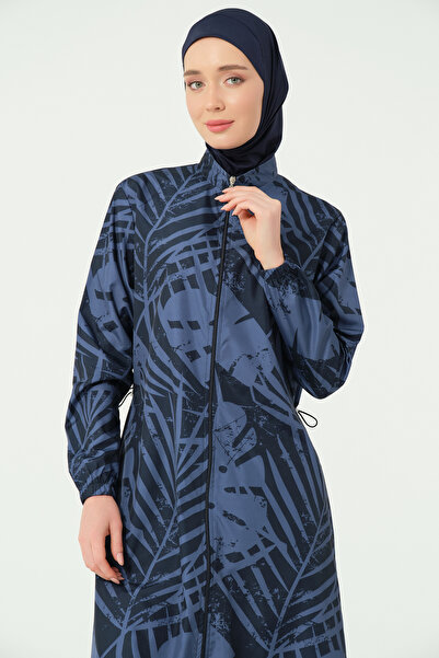 ALFASA Μακρύ μαγιό Hijab με χρυσό σχέδιο