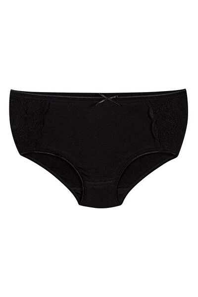 YILDIZ 6 Τεμάχια Star Lycra Lace Bato Panties Μαύρο 3796
