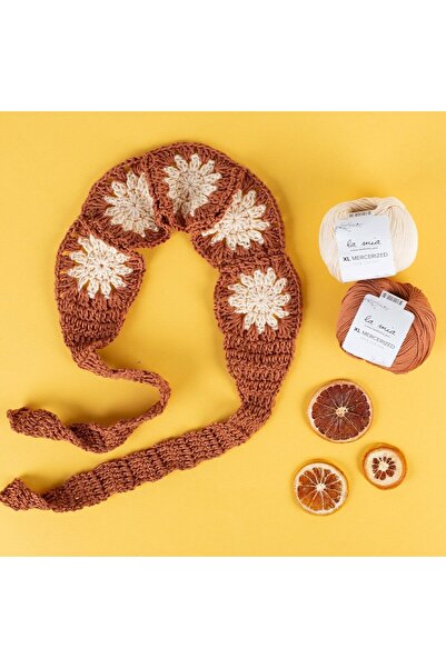 Hangora La Mia XL Mercerized Red Hand Knitting Lanyard - 19 - 33762