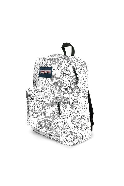 Jansport Biely ruksak Jansport SuperBreak One DIY Color Me