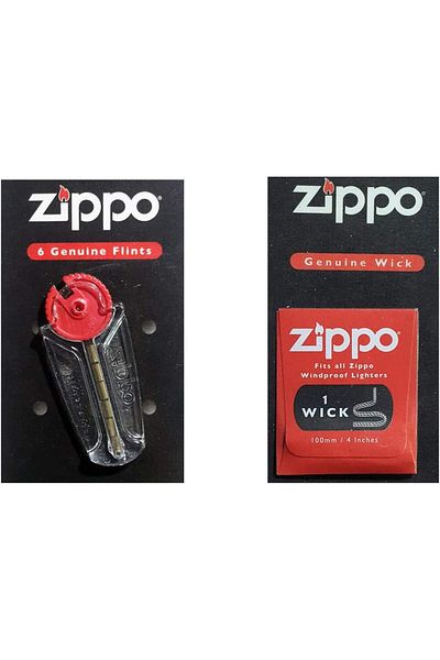 Zippo Wick + Flint Genuine