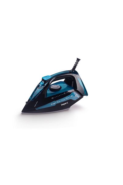İMPEX Impex Electric Steam Iron Box Water Spray Ceramic Coated Sole Plate Overheat Protection 2300W IB404