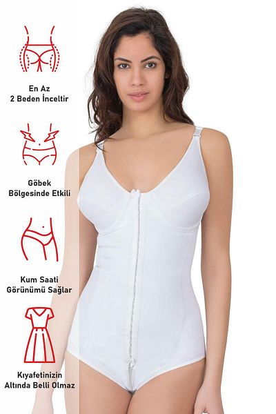 Emay Corset alb MI 2871 cu sârmă, cu sârmă