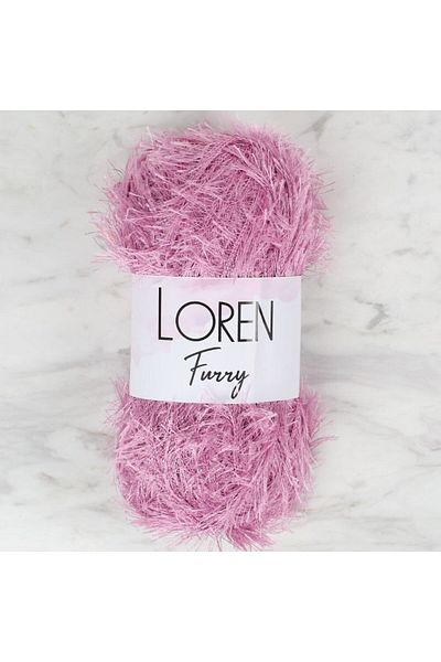 SAVA HOME COLLECTİON Loren Furry Dusty Rose Πλεκτό νήμα - RF012 - 34048