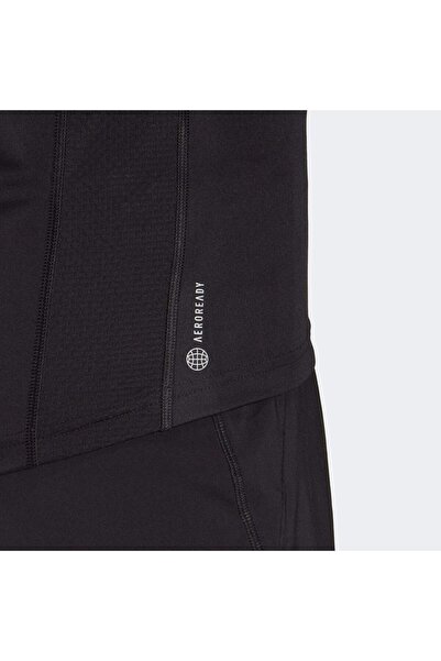 adidas Γυναικείο μαύρο μπλουζάκι για τρέξιμο Own The Run (H59274)