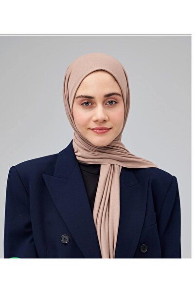 Modakaşmir Mink Color Combed Cotton Shawl