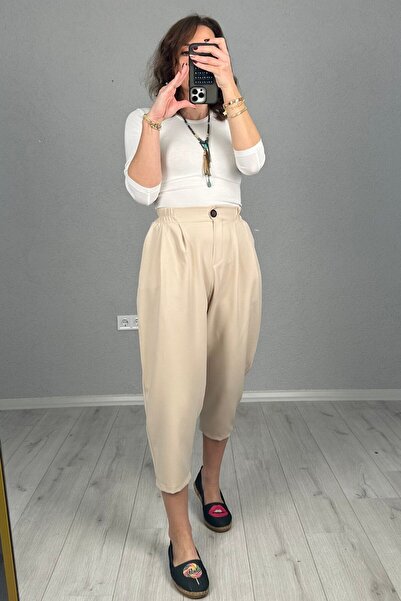 lady special Φαρδύ παντελόνι με ελαστική πλάτη