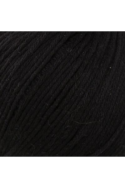 Hangora La Mia Cottony Black Baby Hand Knitting Lanyard - P21 - 33556