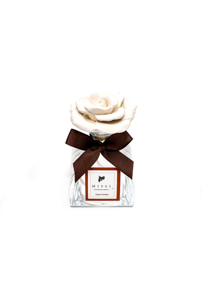 Missi 130 ml Lotus Şişe Seramik Taşlı Dark Amber Oda Kokusu