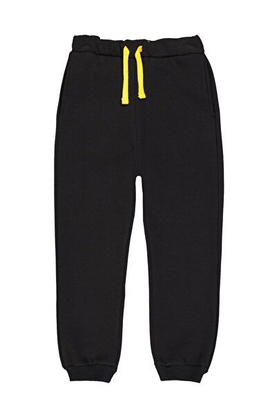 Lee Cooper Victors Boys' 100% Cotton Sweatpants Bottom Black