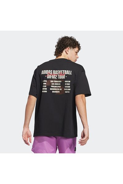 adidas Anthony Edwards Graphic Mens Black T-Shirt (Iy1593)