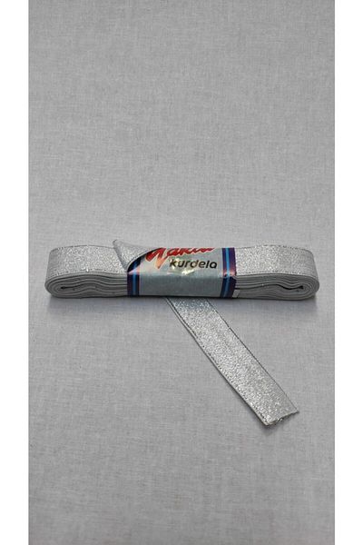 Hobigram Silver Satin Ribbon 2 cm 10 Meters, Bundle Dowry Special Day Gift Decoration Ribbon