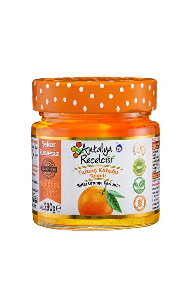 Antalya Reçelcisi Turunç Kabuğu Reçeli 290g Şekeri Meyveden