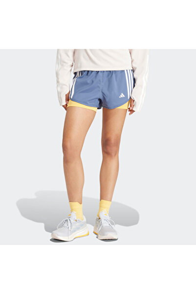 adidas Γυναίκες& # x27;s Own the Run Σορτς 2-σε-1 με 3 Ρίγες S