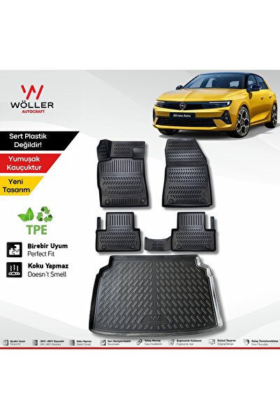 wöller Opel Astra L Paspas Bagaj Havuzu Set 2022 Sonrası 3d Ultraflex Set