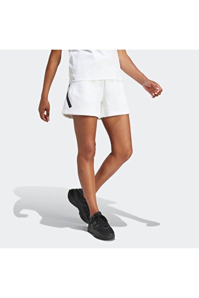 adidas Z.N.E. Kadın Beyaz Şort (JJ4678)