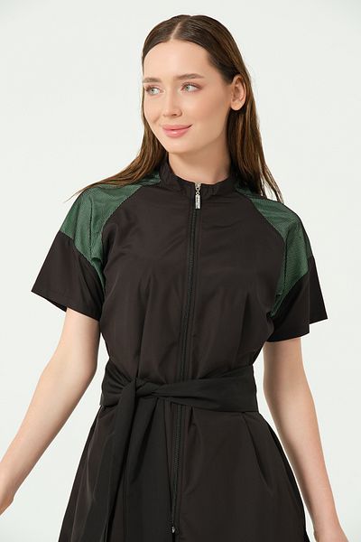 ALFASA Μαγιό Raglan Mesh με λεπτομέρειες με μισό μανίκι