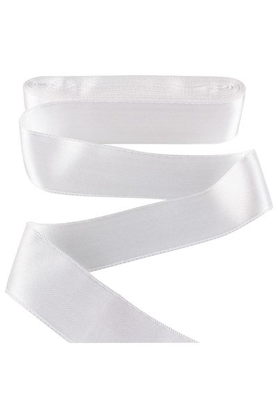 Hobigram White Satin Ribbon 3 cm 10 Meters, Bundle Dowry Special Day Gift Decoration Ribbon