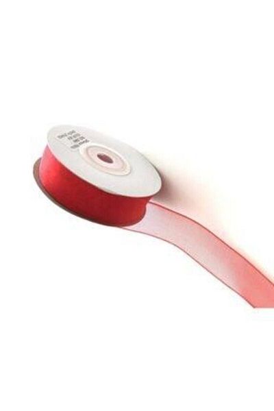 Hobigram Bohça Decoration Ribbon Organza Ribbon Red Organza Ribbon 2 cm 25 Mt – Ribbon, Stylish Design